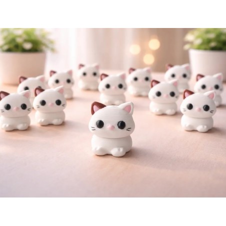 Mini Sevimli Kedi Anahtarlık 50 Adet