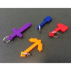 Minecraft Mini Anahtarlık Seti 400 Adet