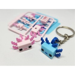 Minecraft Axolot Mini Maket...