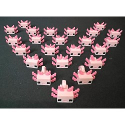 Minecraft Axolot Mini Maket 100 Adet