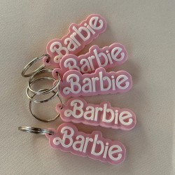 Barbie Yazılı Anahtarlık...